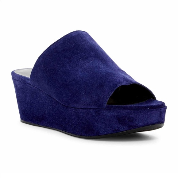 NWT Stuart Weitzman Mule Train Suede Wedge - Picture 2 of 11